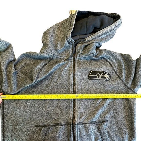 Nike Seattle Seahawks Heathered Full Zip Up Embroidered Sweatshirt Womens M - Picture 5 of 5